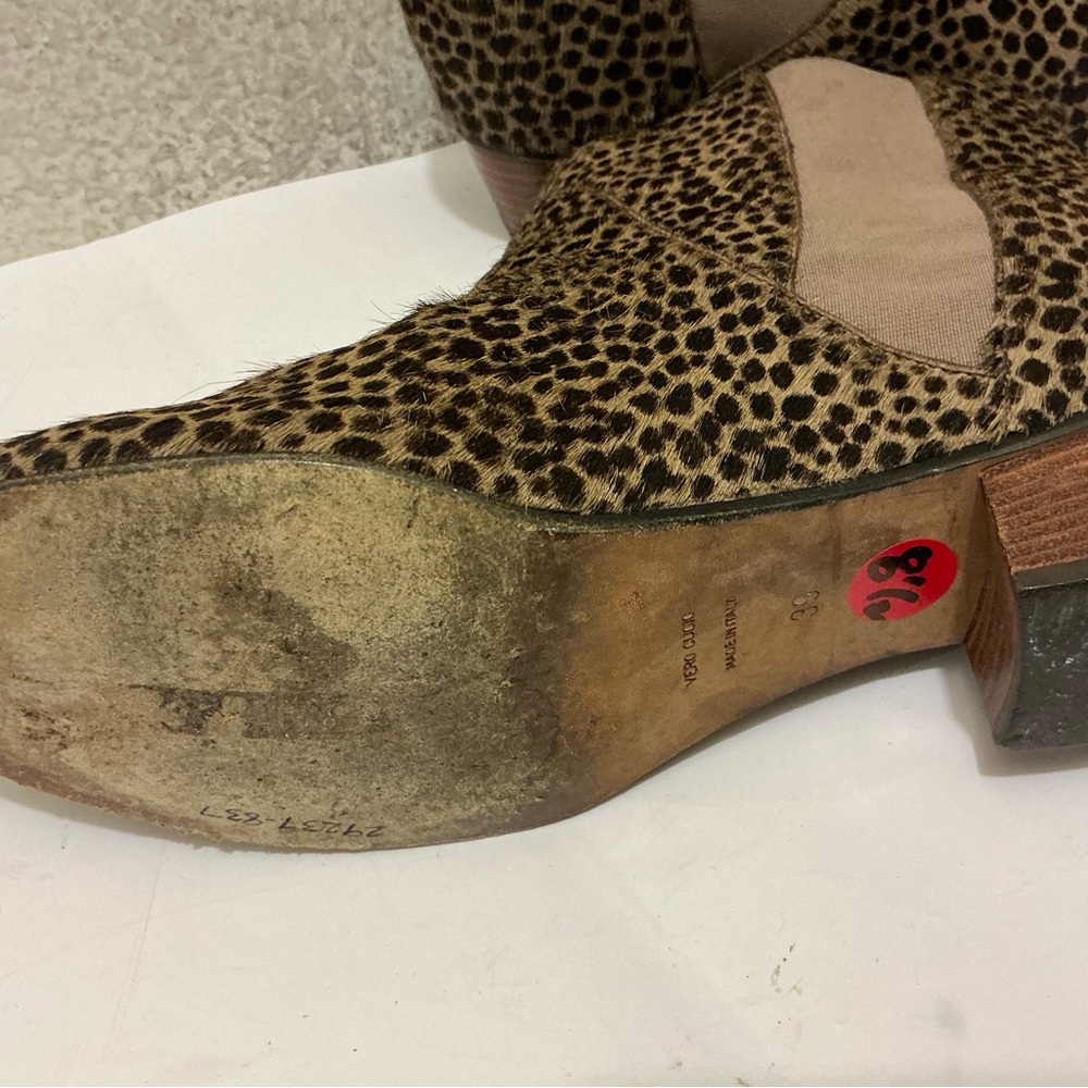 Golden Goose Brown Leopard Heeled Boots - Picture 7 of 10